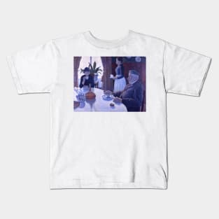 Breakfast by Paul Signac Kids T-Shirt